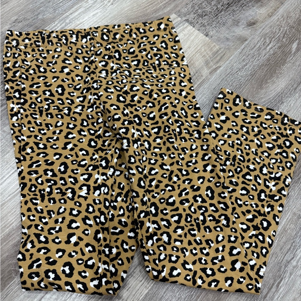 Chic Animal Print Trousers